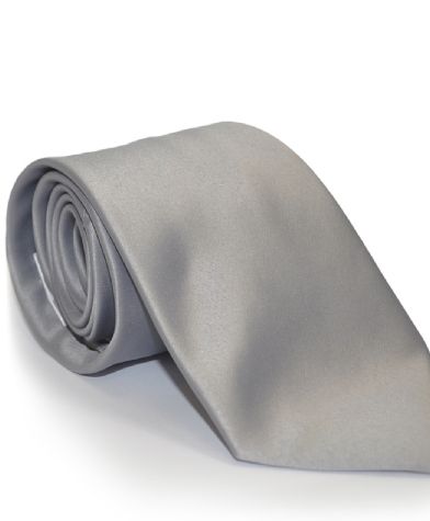 cravatta grigio argento
